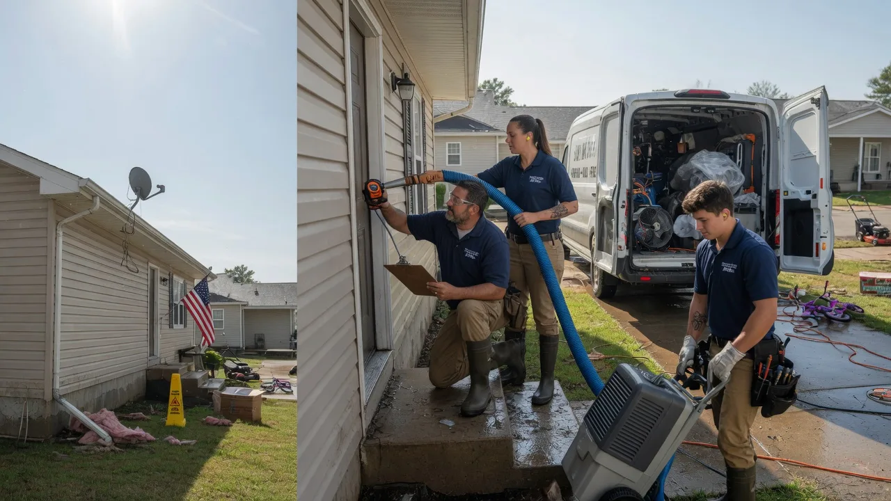 Ceiling Water Damage Restoration in Tower City, ND near me